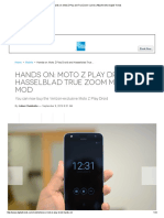 Hands On - Moto Z Play and True Zoom Camera Attachment - Digital Trends