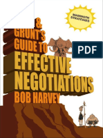 Bob Harvey-Tork & Grunt's Guide To Effective Negotiations-Marshall Cavendish Limited (2008)