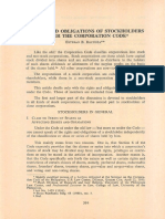 PLJ Volume 55 Fourth Quarter -02- Esteban B. Bautista - Rights and Obligations of Stockholders Under the Corporation Code