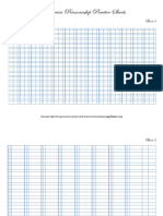 Printable Spencerian Practice Sheets PDF