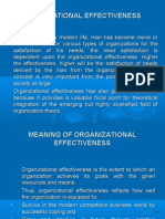 copy of organizational effectiveness