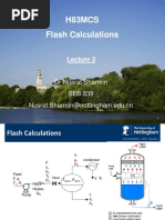 H83MCS Flash Calculations: DR Nusrat Sharmin SEB 339 Nusrat - Sharmin@nottingham - Edu.cn