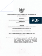 Perka 01 TH 2012 - Standard Operating Procedures LKPP PDF