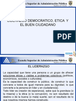 Liderazgo democrático ética ciudadano