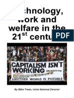 Technology, Labour and Welfare in The 21st Century