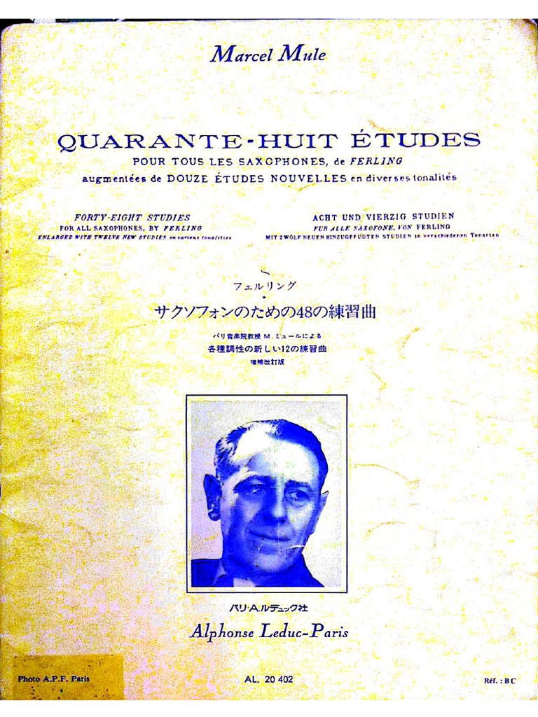 48 Études Ferling Marcel Mule PDF
