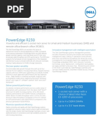 Dell Poweredge r630 Spec Sheet | PDF | Solid State Drive | Hard Disk Drive