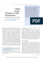 Applying The Stetler Model of Research Utilization in Staff Development