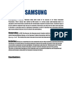 Samsung: Company Profile