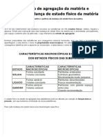 G - QUI - INTQ - 1 - Aula 05 - Estado de Agregação Da Matéria e Gráficos Da Mudança de Estado Físico Da Matéria PDF