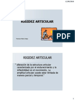 Fisioterapia Ante La Rigidez Articular