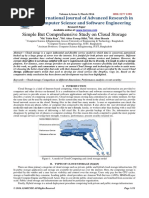 Simple But Comprehensive Study On Cloud Storage