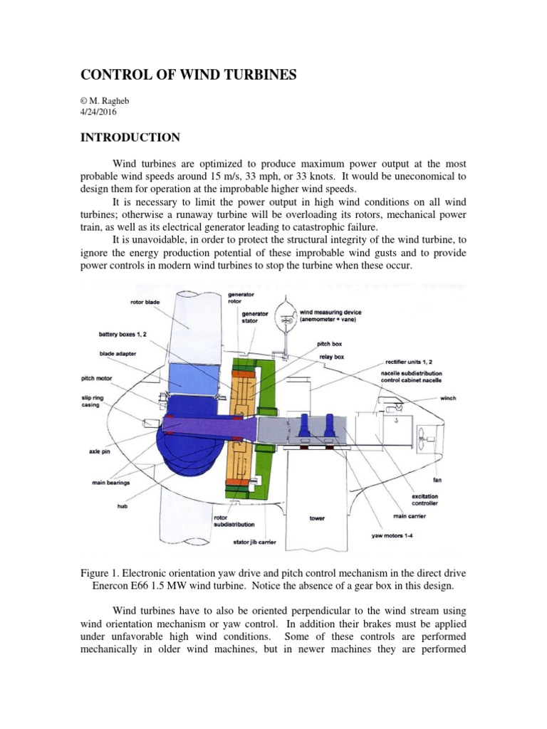 Control of Wind Turbines | PDF | Wind Power | Wind Turbine