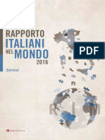 Il rapporto Italiani nel Mondo 2016
