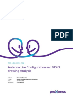 Antenna Line Configuration and VISIO Drawing Analysis: Tec-Neo-Man-Rnd