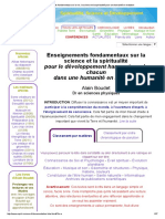 Enseignements Fondamentaux Sur La Vie, La Science Et La Spiritualité Pour Une Humanité en Mutation