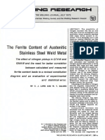 The Ferrite Content of Austenitic Stainless Steel Weld Metal - WJ - 1973 - 07 - s281 PDF