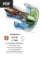 Combustion Part IIB LT 2005: Dr. Clemens Kaminski