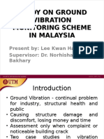 Study On Ground Vibration Monitoring Scheme in Malaysia