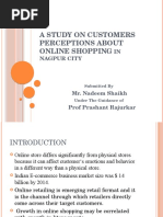 A Study On Customers Perceptions About Online Shopping: IN Nagpur City