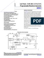 Low Power, 12.65 MW, 2.3 V To 5.5 V, Programmable Waveform Generator