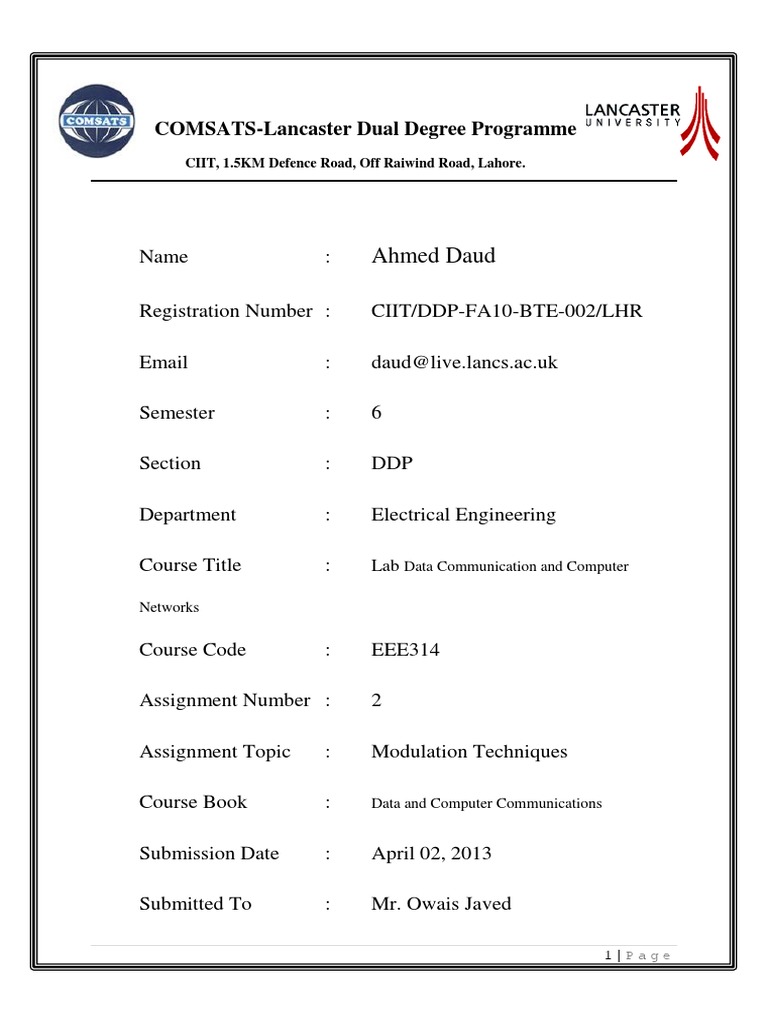 Modulation Techniques MATLAB Code | PDF | Modulation | Broadcast ...