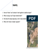 Slope Stability (Landslide)