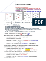 Acid Base Titrations Key