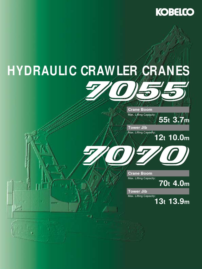 Crawler crane 1.pdf | Crane (Machine) | Engines