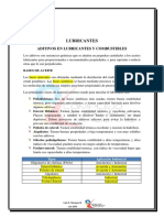 Aditivos en Lubricantes y Combustibles