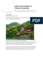 Hotel Guatemalteco Está Nominado en Concurso de National Geographic