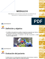 Modulo 8 - Primeros Auxilios en Caso de Accidente de Tránsito y Quemaduras