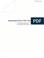 Feed Pressure Flow in Journal Bearing PDF