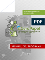 Implementación del Programa Cero Papel en la Administración Pública Estatal