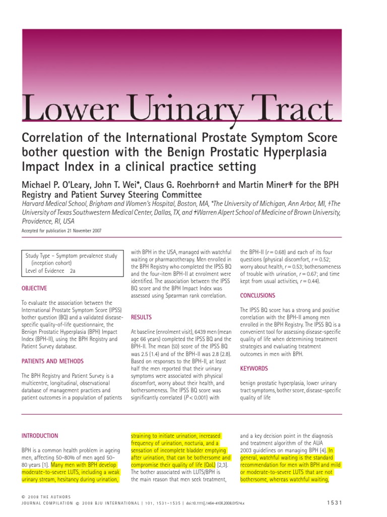 correlation-of-the-international-prostate-symptom-score-bother-question