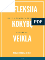 Refleksyvus Mokymasis Kaip Mokymo(Si) Kokybę Gerinanti Veikla