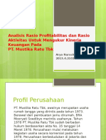 Analisis Rasio Profitabilitas Dan Rasio Aktivitas Untuk Mengukur