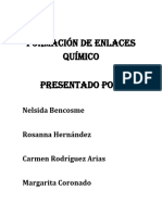 Formación de Enlaces Químico.