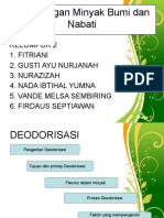 OPTIMIZING  FOR DEODORIZATION PROCESS