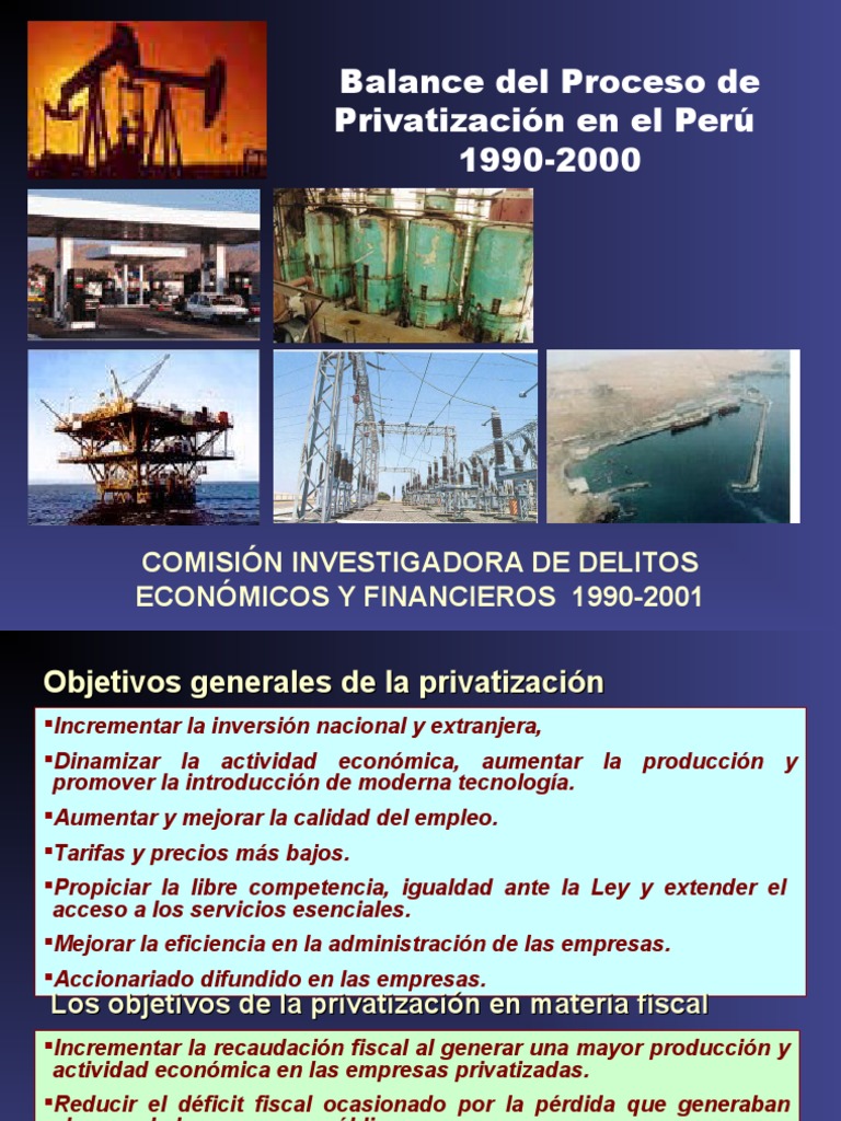 Proceso de Privatización en El Perú | PDF | Euro | Privatización