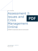 [COMM2373] Issues and Crisis Management