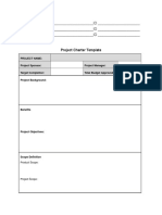 Project Charter Template