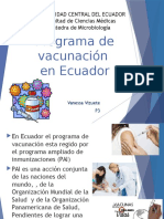 Programa de Vacunación Ecuador