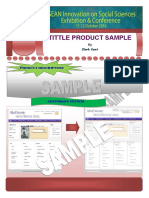 Tittle Product Sample: Prodcut Description