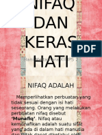 Nifaq Dan Keras Hati