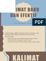 Kalimat Baku Dan Efektif