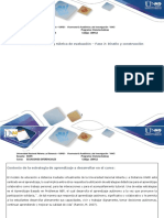 Guía de Actividades y Rúbria de Evaluación Fase 2 Diseño y Construcción