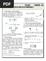 Lista de Força Elétrica e Campo Elétrico