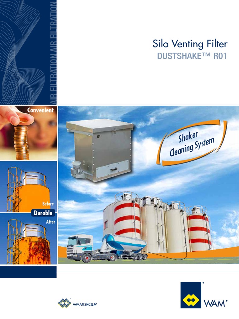 Silo Venting Filter: DUSTSHAKE™ R01 | PDF