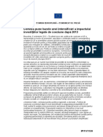 Politica de Coeziune A UE Pentru Perioada 2014-2020 Propuneri Legislative IP-11-1159 - RO PDF